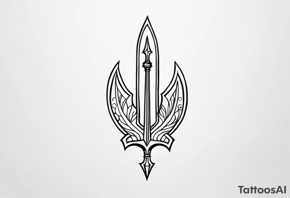 trident tattoo idea
