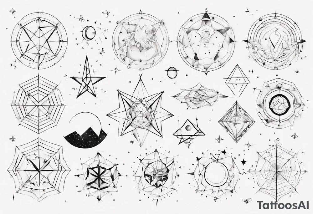 Constellations tattoo idea