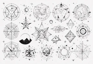 Constellations tattoo idea