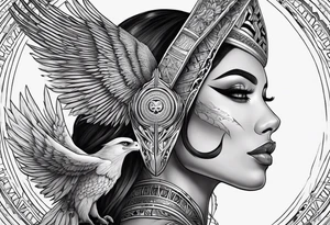 kali ma, alien goddess, valkrye, pirate, divine feminine, zenza resonance, pachamama, lotus azul, blank panther, eagle, skull, 5D, nueva gaya, dna 12 tattoo idea