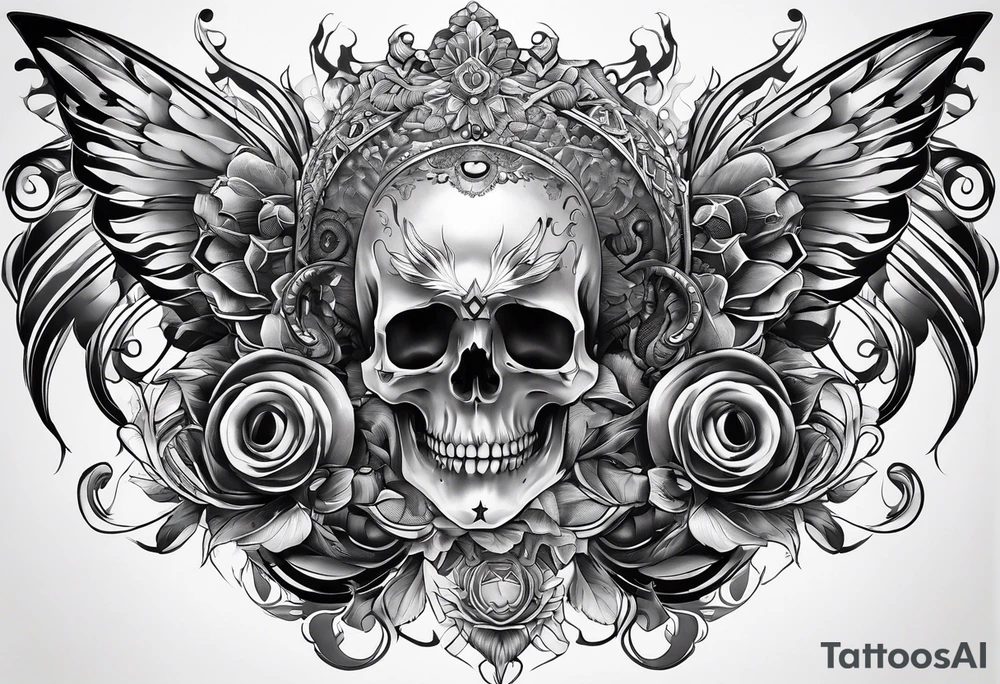 Dainty throat tattoo idea