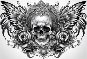 Dainty throat tattoo idea