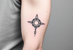 Simple
Right arm band.
Path exploring the universe tattoo idea