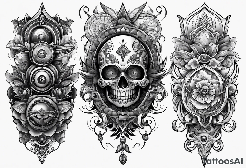 sleeve old school tattoo idea