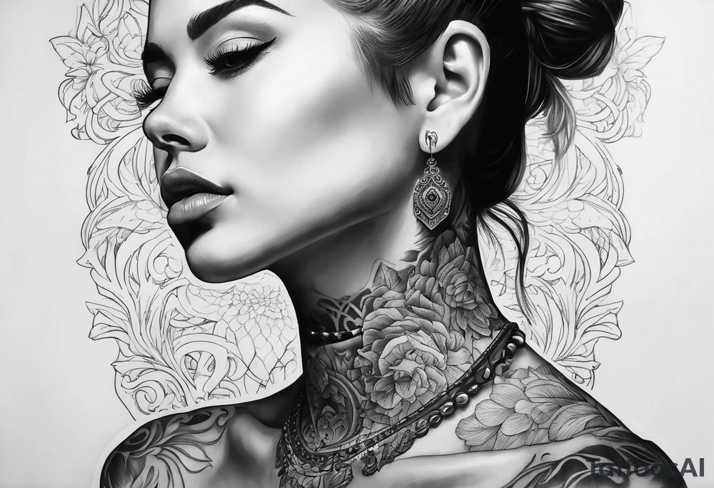 never change neck tattoo tattoo idea