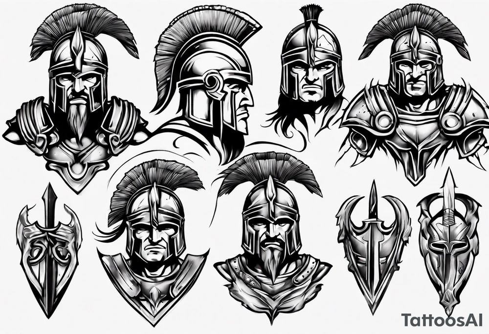Spartan Warrior tattoo idea