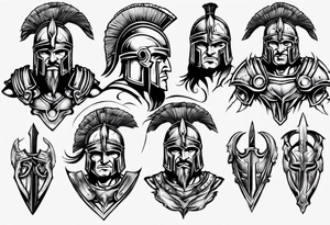 Spartan Warrior tattoo idea