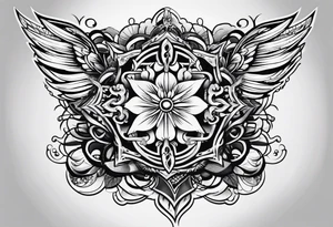 Patch work random tattoo idea