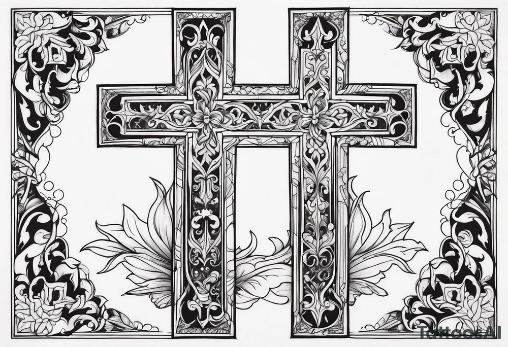 cross tattoo idea