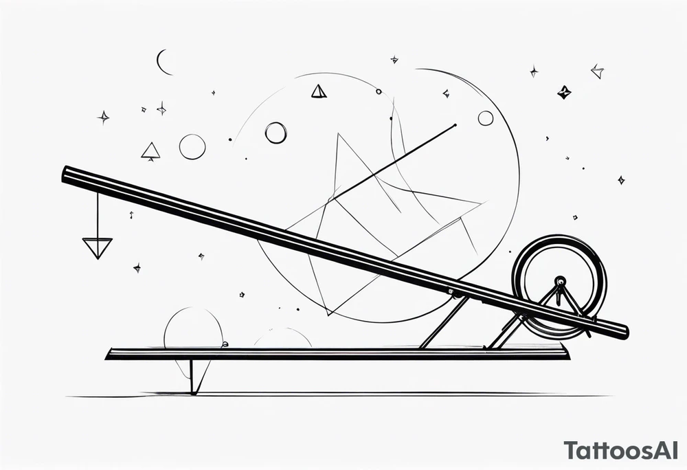 seesaw tattoo idea