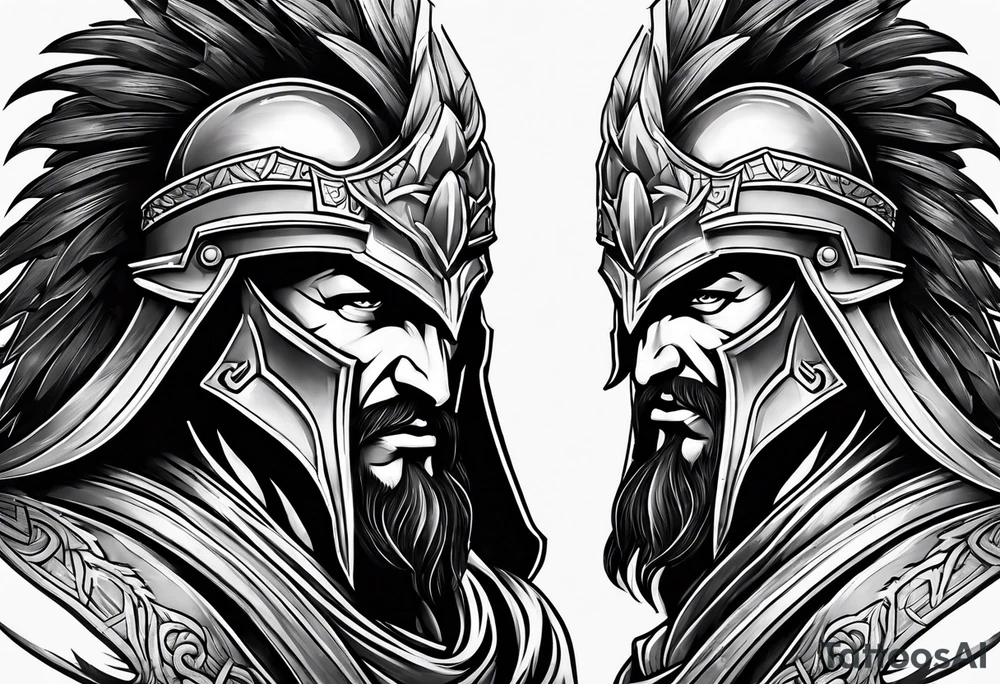 spartan tattoo idea