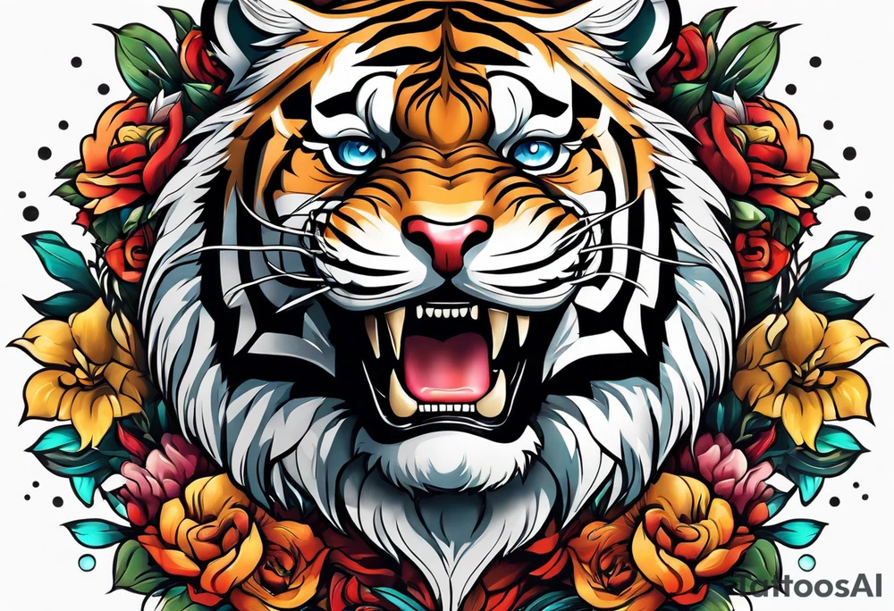 tiger tattoo idea