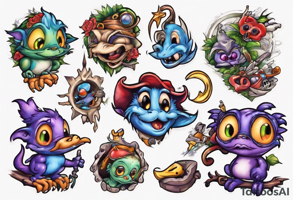 zoombinis tattoo idea