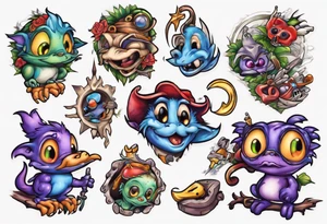 zoombinis tattoo idea