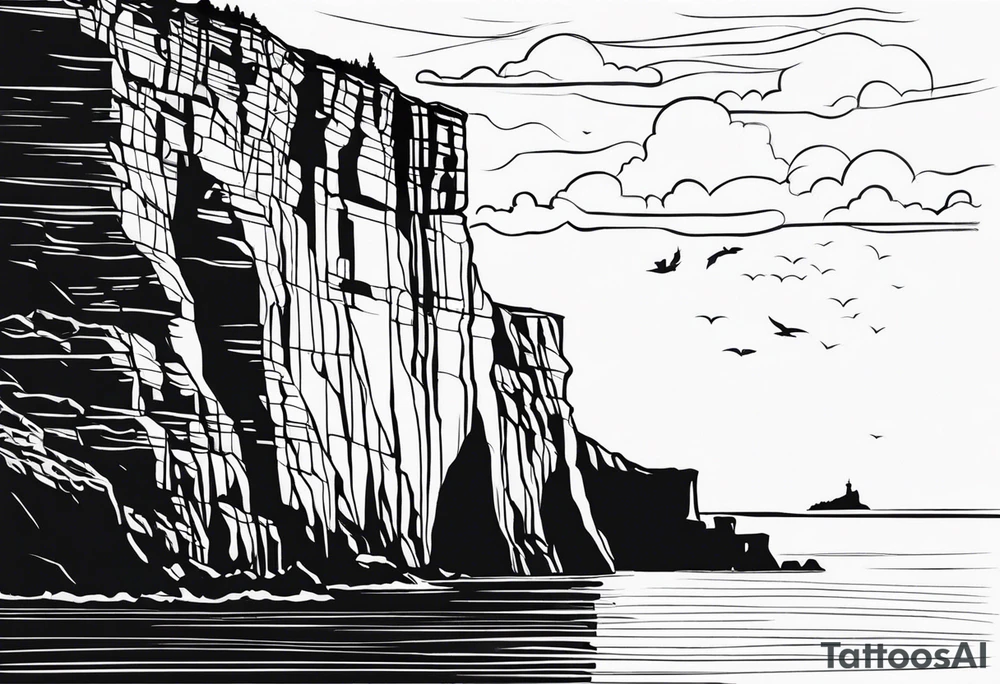 Cliffs of Moher tattoo idea