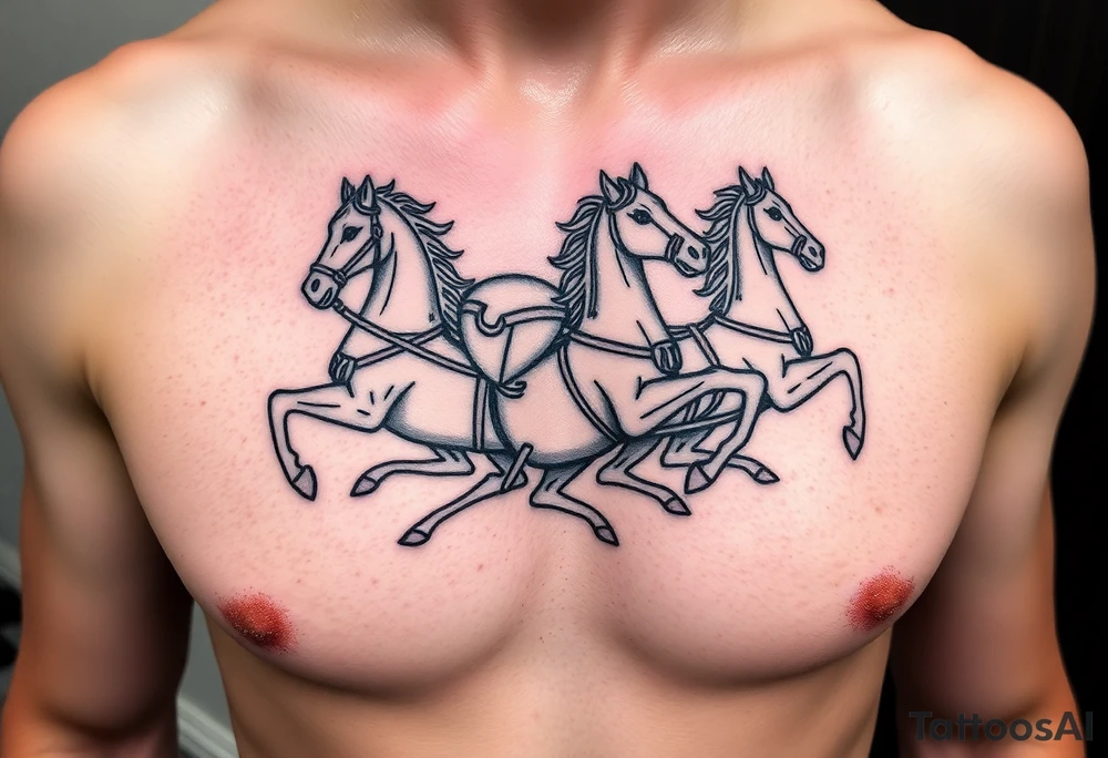 Chariot horses tattoo idea