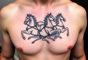 Chariot horses tattoo idea