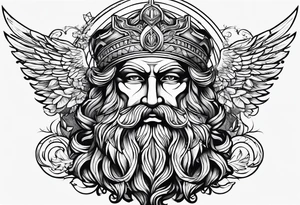Greek Zeus tattoo idea