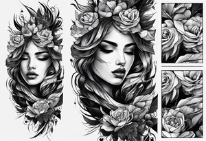 extreme joint pain breaking through skin on arm sorrow sad tattoo idea