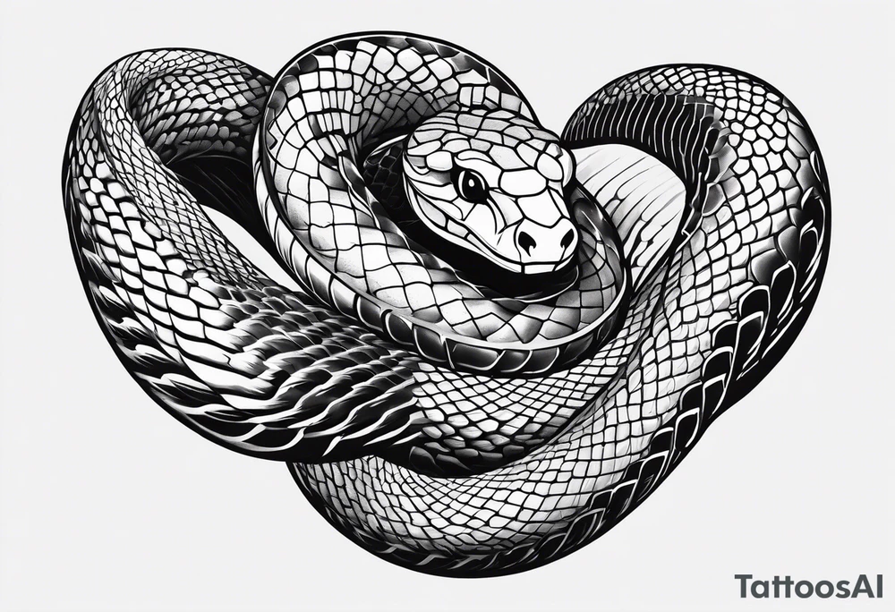 snake wrapped around wrist tattoo idea