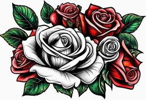detroit city  , roses , ♍️ tattoo idea