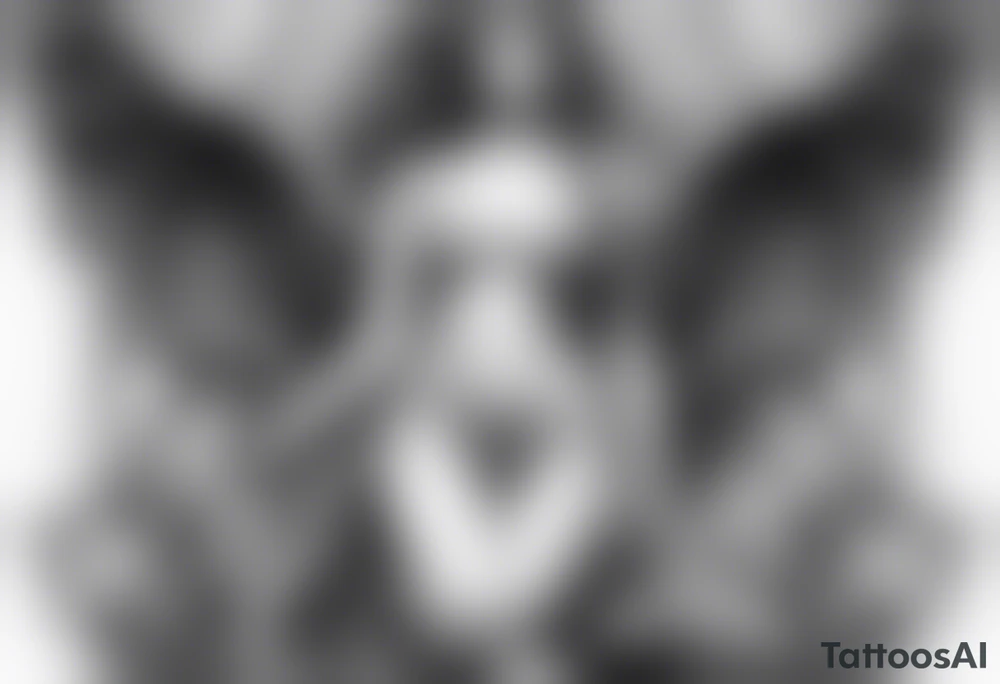 fallen angel tattoo idea