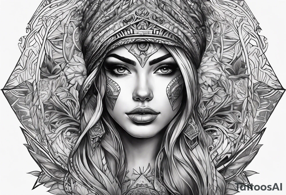 Burning Man tattoo idea