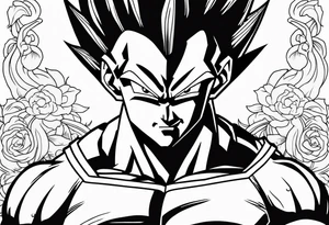 Vegeta tattoo idea