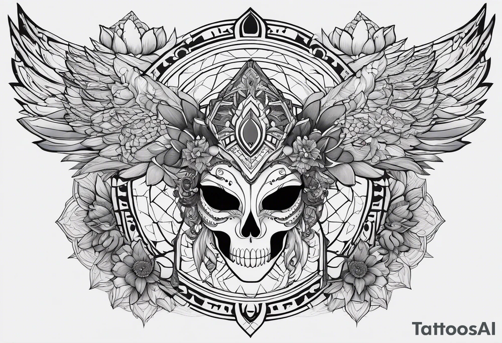 kali ma, alien goddess, valkrye, aries, pirate, divine feminine, zenza resonance, pachamama, lotus azul, blank panther, eagle, skull, 5D, nueva gaya, dna 12 tattoo idea