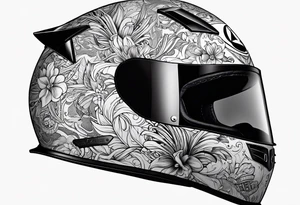 Formula 1 helment Miami edition tattoo idea