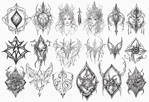 Elvish tattoo idea