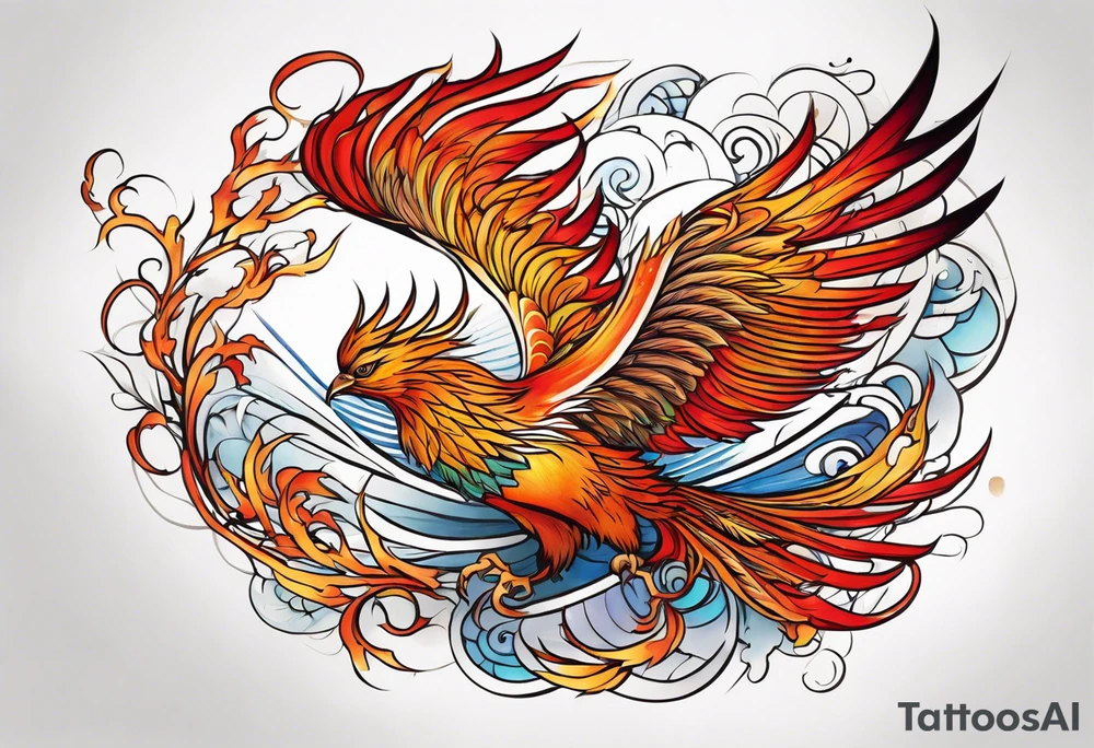 phoenix tattoo idea
