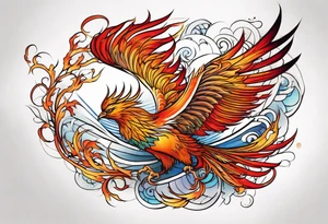 phoenix tattoo idea
