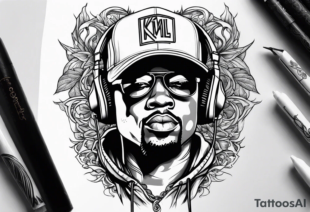 Latto Rapping tattoo idea