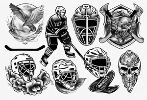Memorai Hockey Tattoo tattoo idea