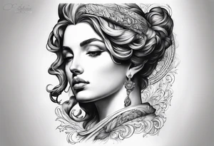 esculture of Bernini tattoo idea