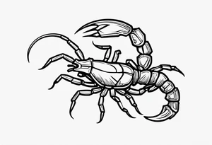 small Julia scorpion tattoo idea