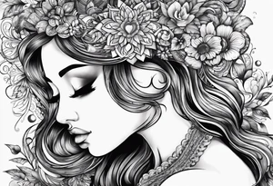 In spite of ourselves we’ll end up sitting on a rainbow, with big ol hearts dancing in our eyes tattoo idea