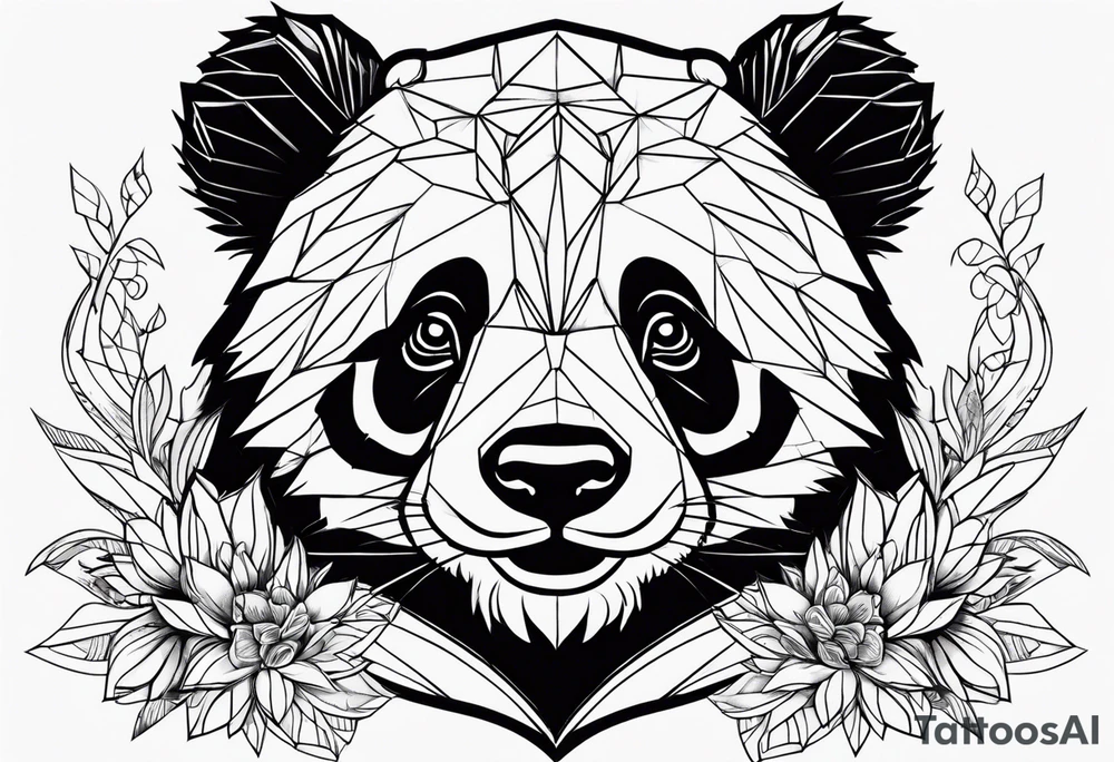 Panda tattoo idea
