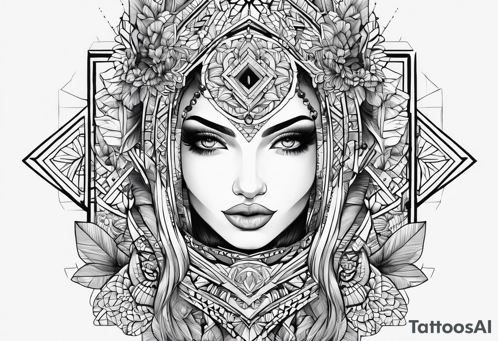 Immagine Doppia personalità con acchiappa sogni tattoo idea Immagine Doppia personalità con acchiappa sogni tattoo idea