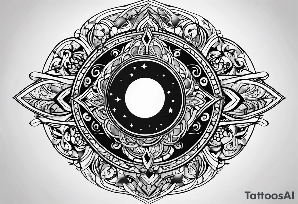 eclipse tattoo idea