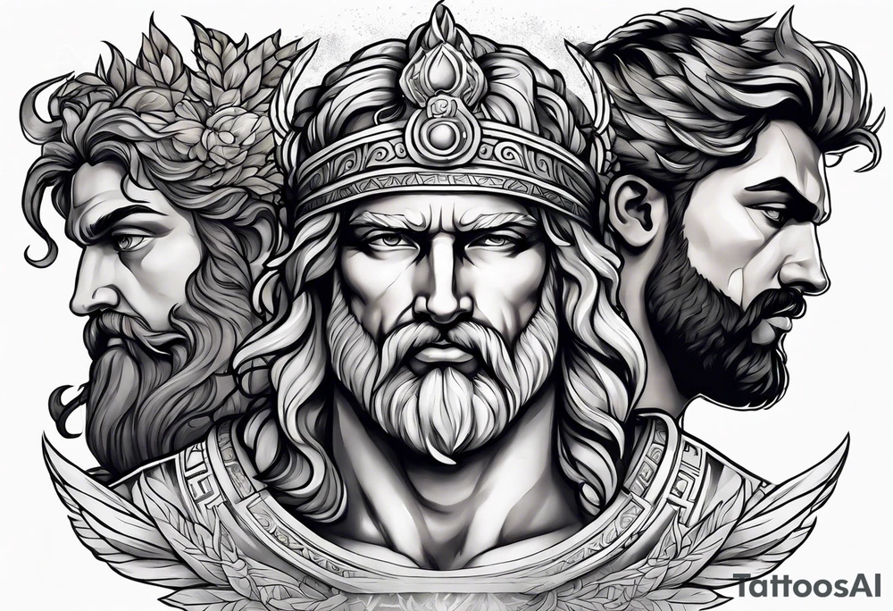 Greek gods tattoo idea