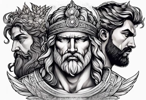 Greek gods tattoo idea