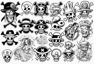 one piece manga tattoo tattoo idea