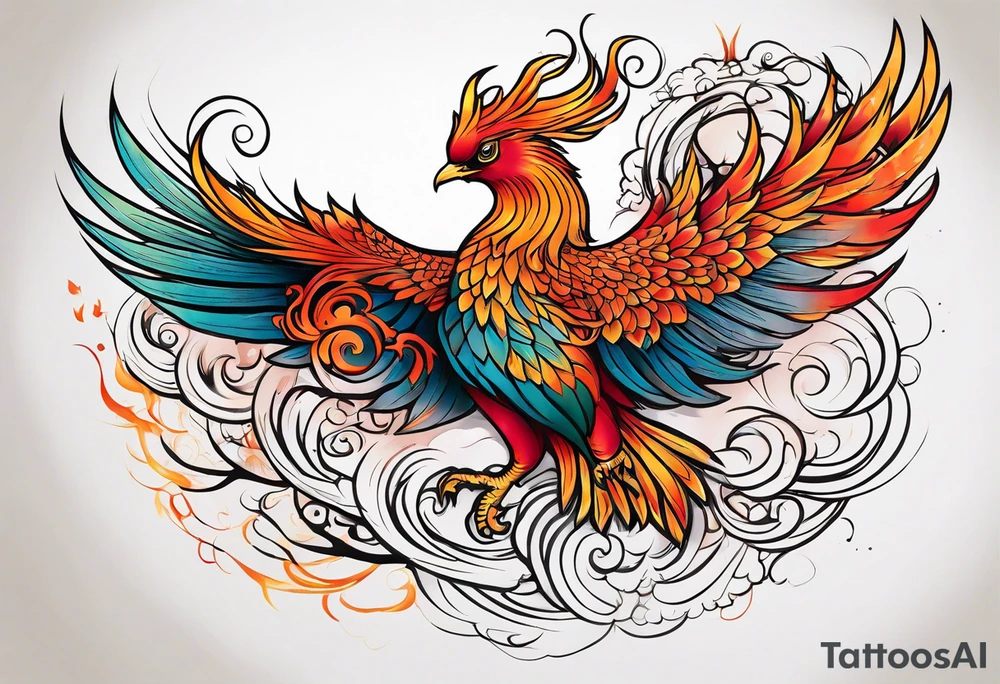 phoenix tattoo idea