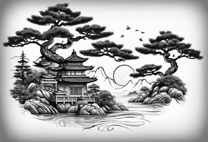 bonsai tattoo idea