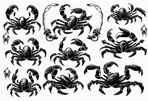 scorpion graduating in 2023 for game development and game design. Make it cute tattoo idea