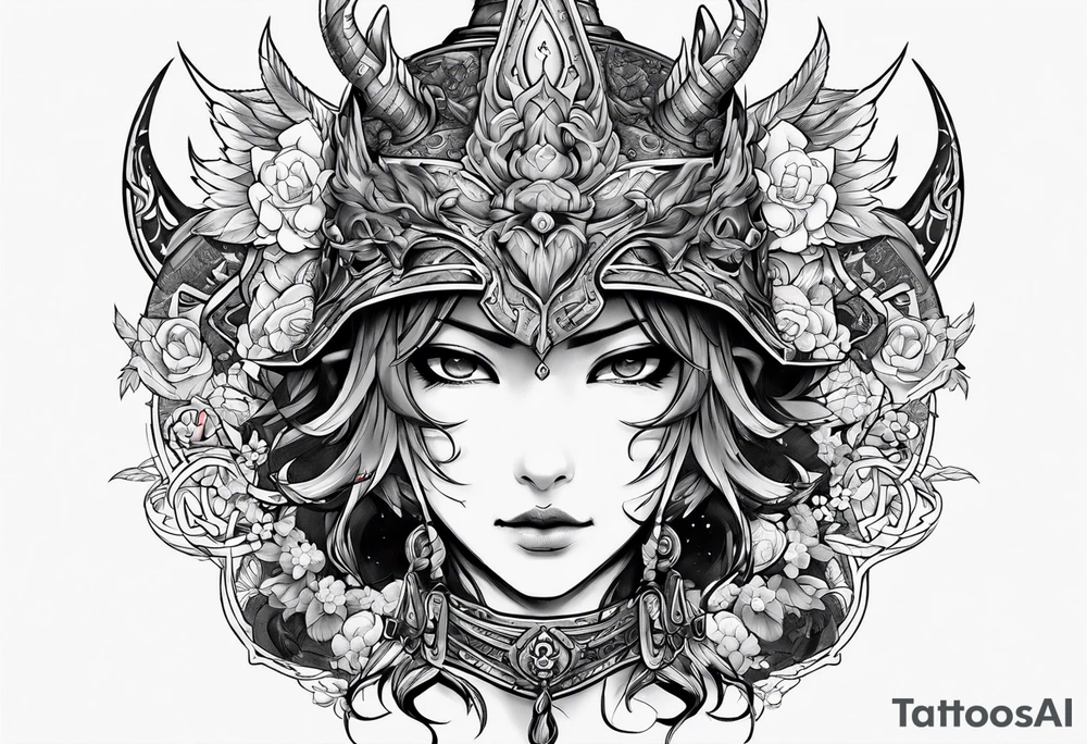 Demonslayer anime gyutaro tattoo idea