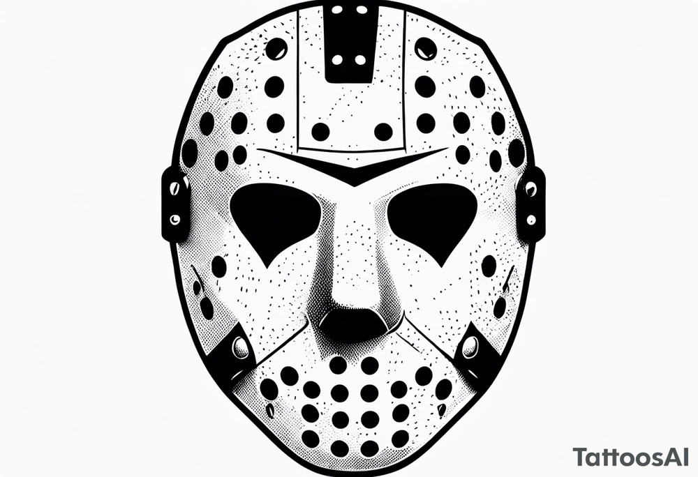 Friday the 13th Jason mask tattoo idea