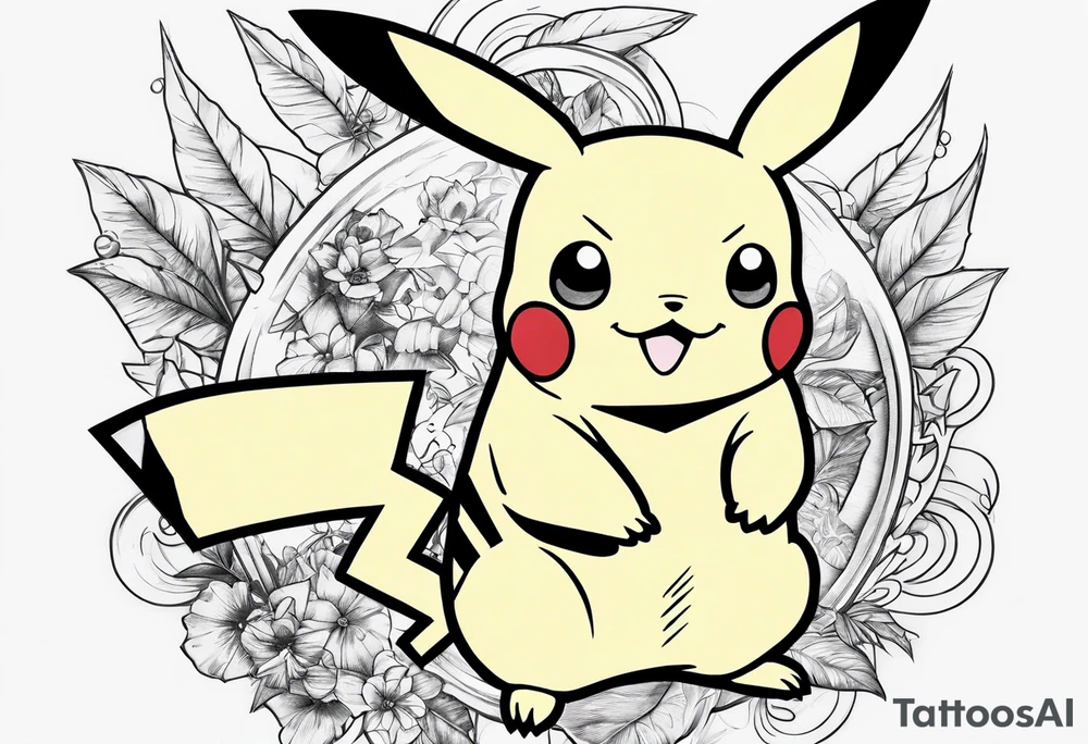 pikachu gameboy tattoo idea